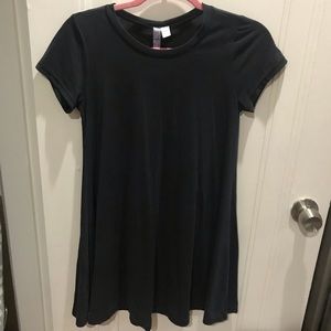 Francesca's black t-shirt dress